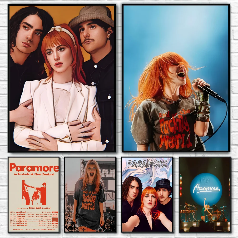 Rock Band P-Paramore Poster Paper Print Home Living Room Bedroom Entrance Bar Cafe Art Painting Decoration