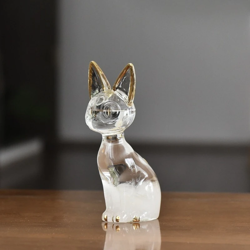 

1pcs Anderson Cat Storm Glass Weather Bottle Creative Gift for Friends Glass Craft Safe Material Atmosphere Home Use