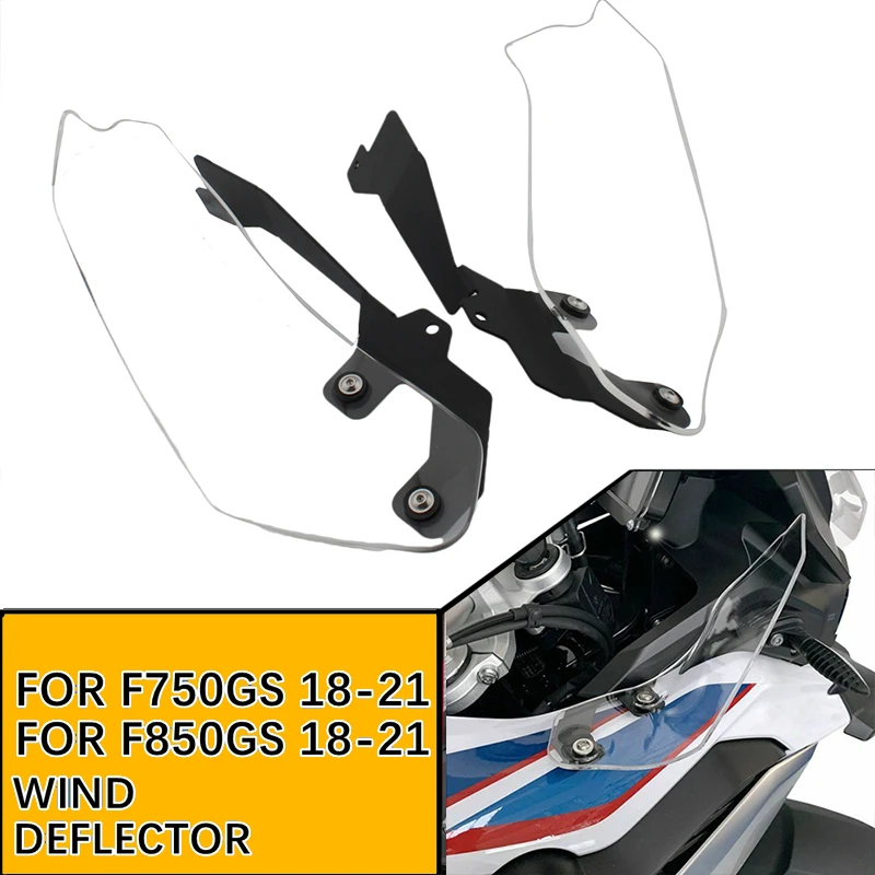 Wind Deflector Pair Windshield Handguard Cover Side Panels For BMW F750GS F850GS 2018 2019 2020 2021 F750 F850 GS F 750 / 850 GS