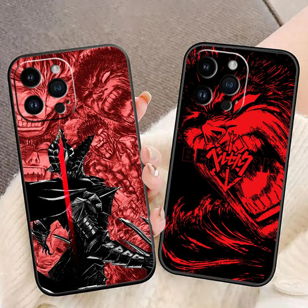

Anime b-Berserk g-Guts Badass Cover Phone Case For iphone Apple 17 17E AIR 16E 16 15 14 8 7 Plus 13 12 11 XR Pro Max SE4 Case