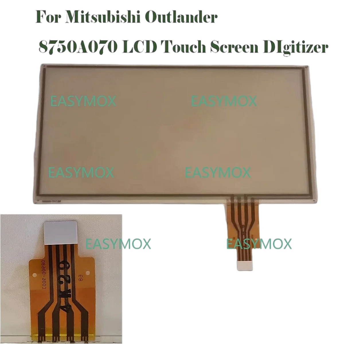High Quality Car LCD Touch Screen Digitizer Glass Replacement for Mitsubishi Outlander 8750A592 8750A070