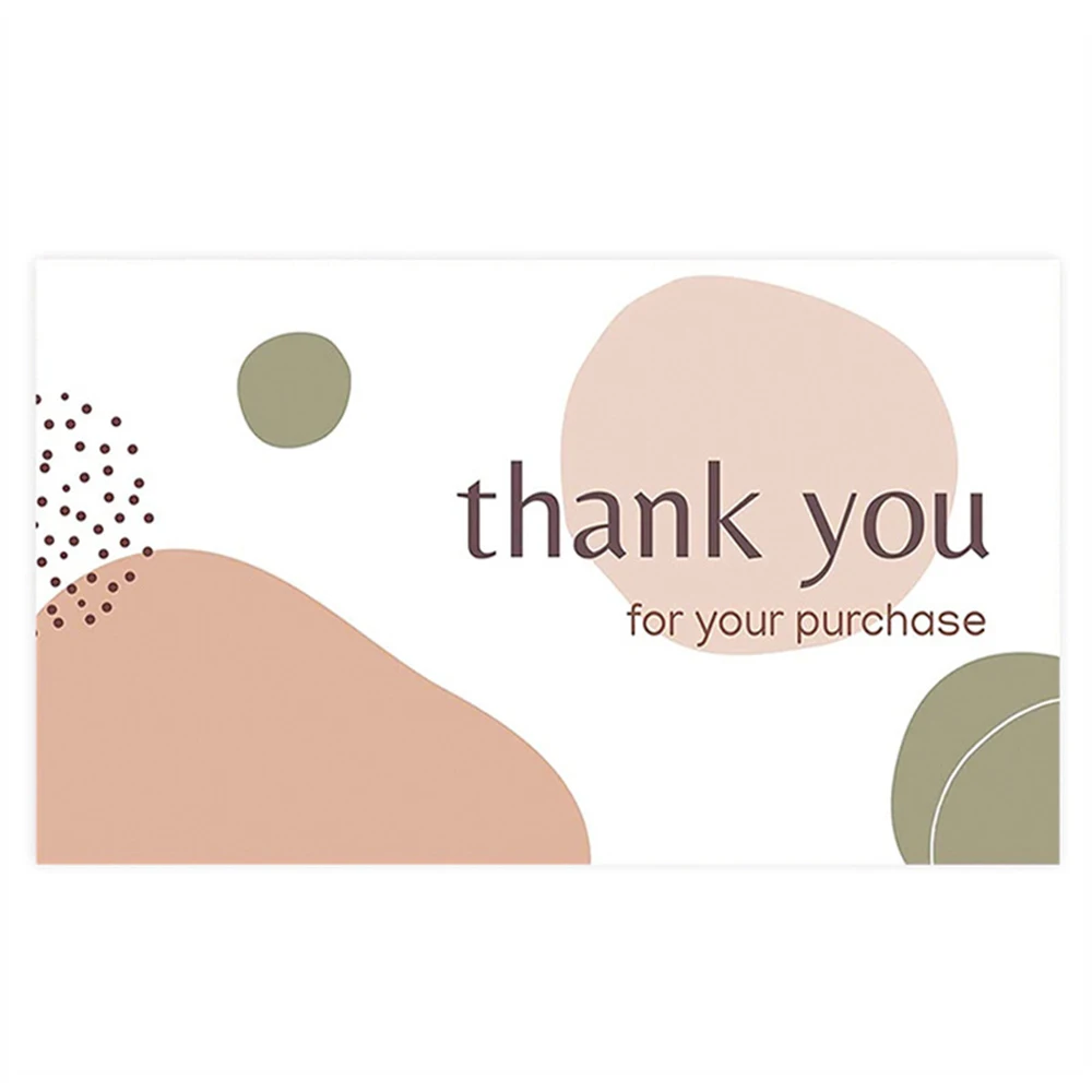 Thank you card 9x5.4cm 1 piece only