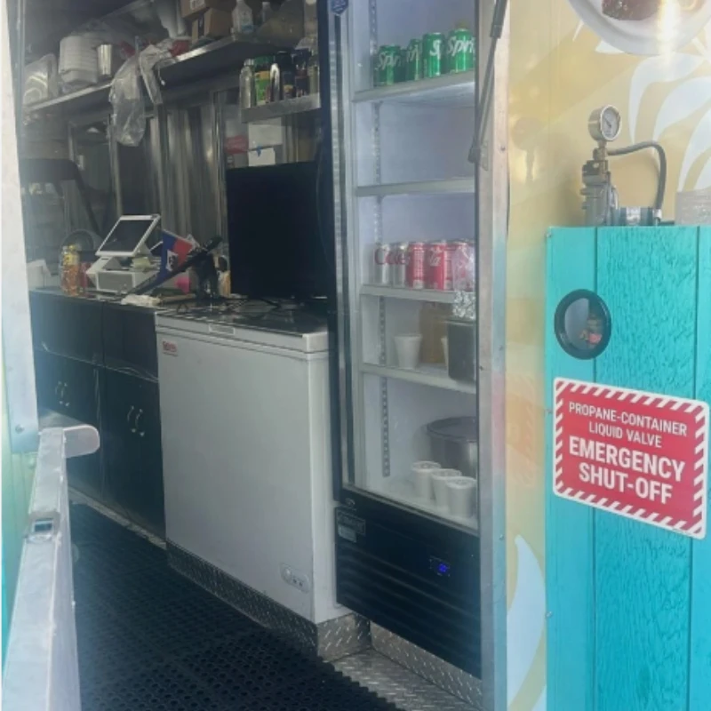 Electric Stainless Catering Truck Mobile Kitchen Food Truck Fast Food Trailer Mini Food Truck Custom Built Mobile Kiosk