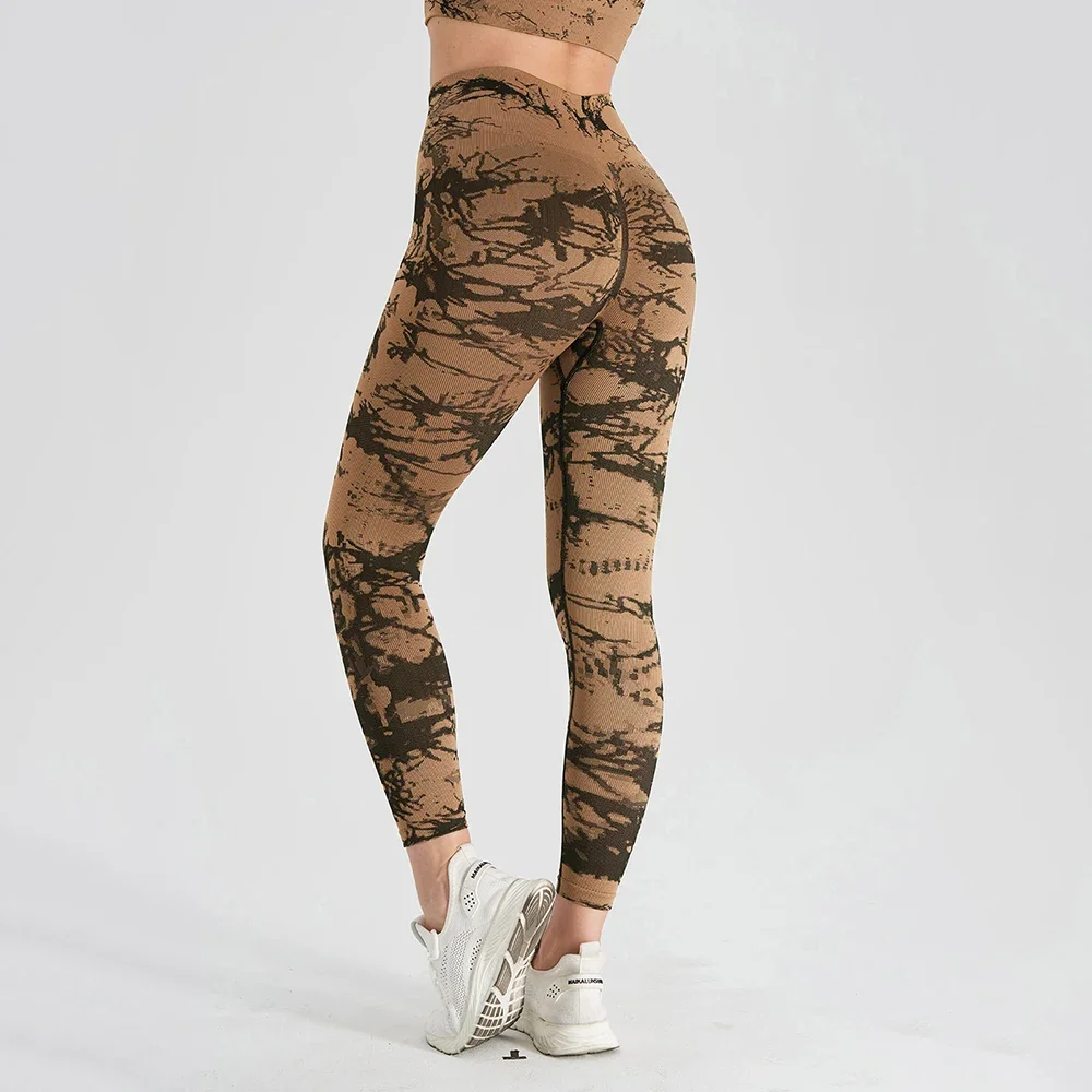 Leggings de fitness pour femmes, sexy, slim, taille haute, sans couture