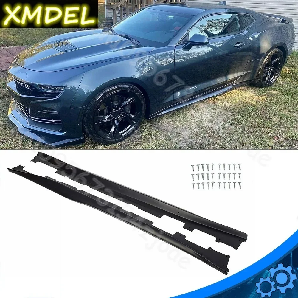Estilización de Automóviles para Chevy Camaro RS SS 6th 2016 2017 2018 2019 2020 2021-2023, Extensiones de Parachoques Laterales, Paneles de Protección Estilo ZL1