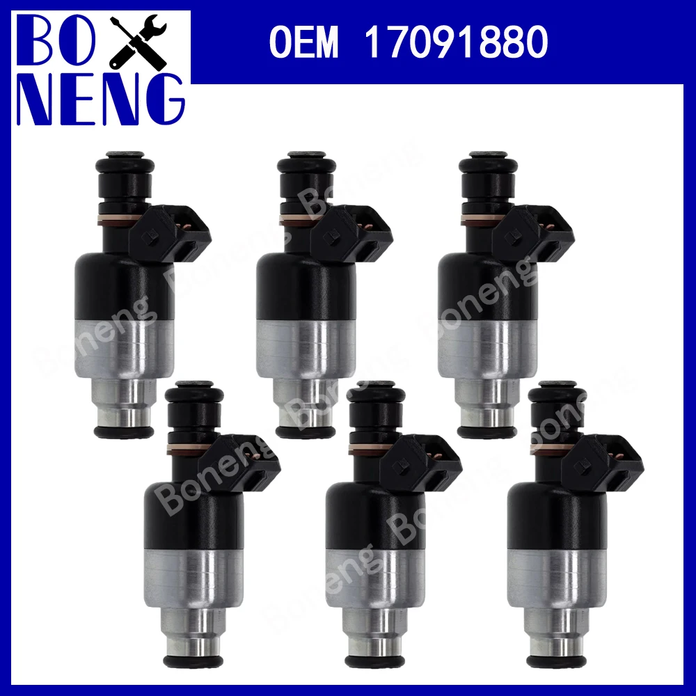 6PCS/lote OEM 17091880 842-12126 Inyectores de Combustible para Automóvil, Boquilla para Acura SLX, Honda Passport, Isuzu Rodeo, Trooper V6 1996 1997