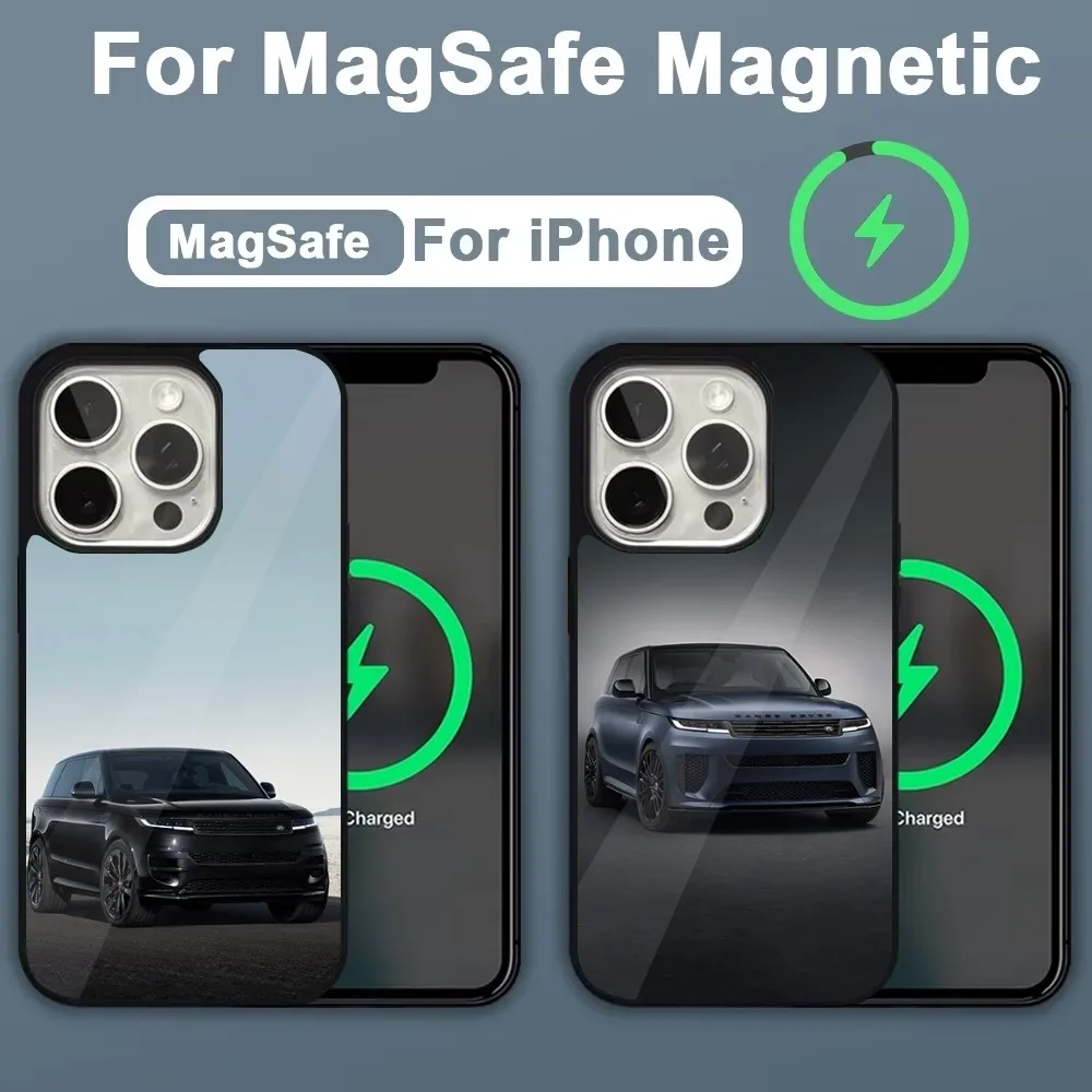 SUV Car L-Land R-Rovere Phone Case For iPhone 16,15,14,13,12,11,Plus,Pro,Max,Mini Magsafe Magnetic Wireless Charging