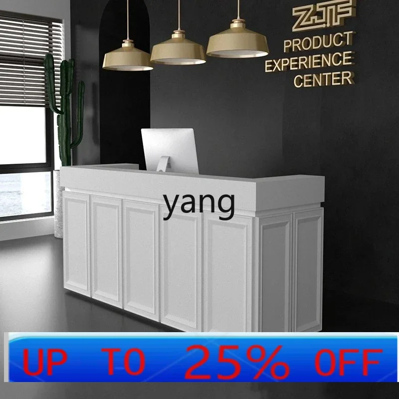 lmm  Clothing Store Cashier Counter Simple Lacquer Beauty Salon Reception Desk