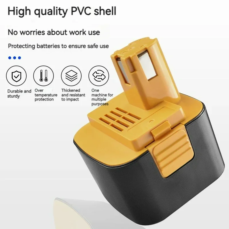 Ni-MH 12V rechargeable battery for Panasonic\'s original EY9200 EZ9200 EY9108 EY9201B EY3790B EY6100FQKW cordless drilling rig