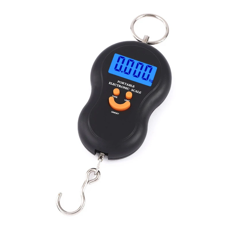 Portable 50Kg 10g Hanging Scale Digital Balance Weighing Weight Tool BackLight Weights For Fishing Luggage laboratory teaching