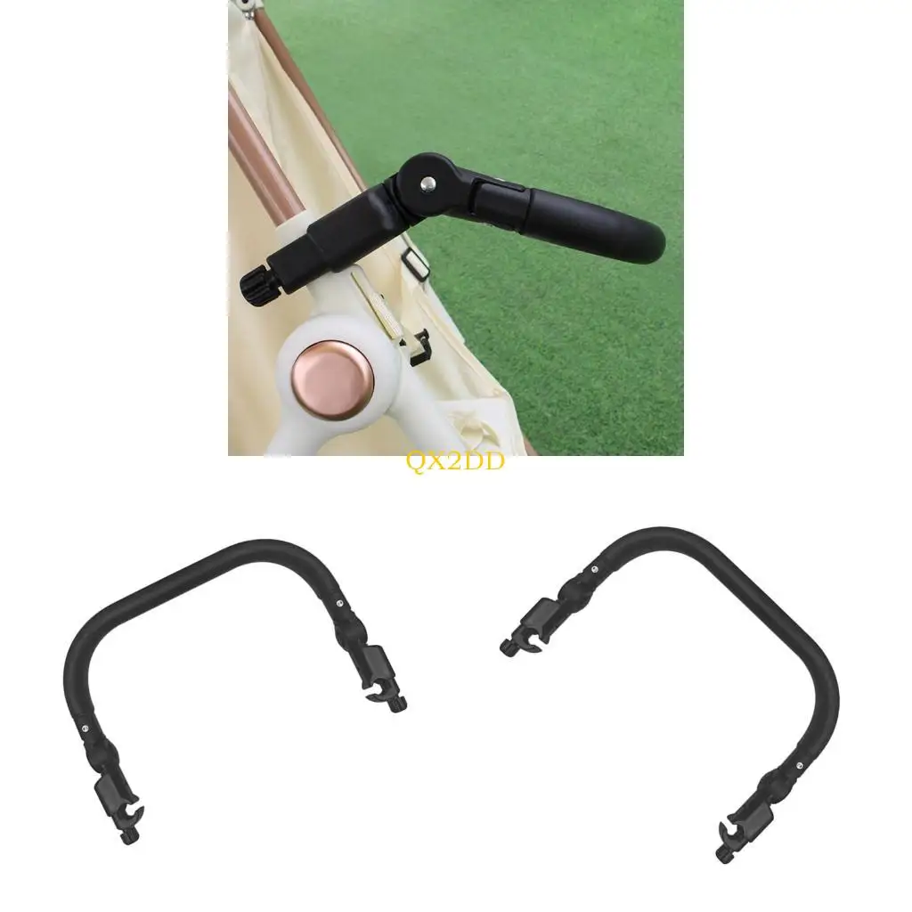 QX2D Replacement Strollers Bumper Guard Front Handle Detachable Rod Easy Installation
