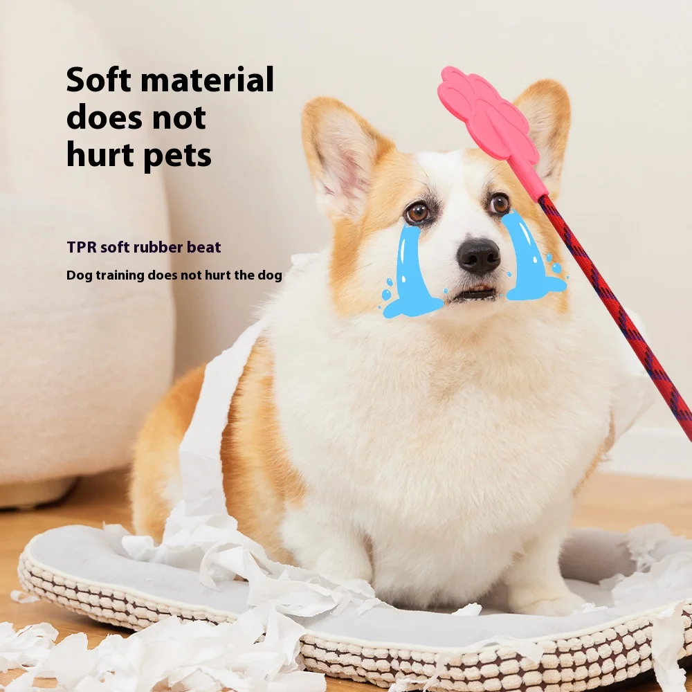 Professional Dog Training Stick - Gentle Patting Tool for Golden Retrievers & Large Breeds, Durable Long Pole