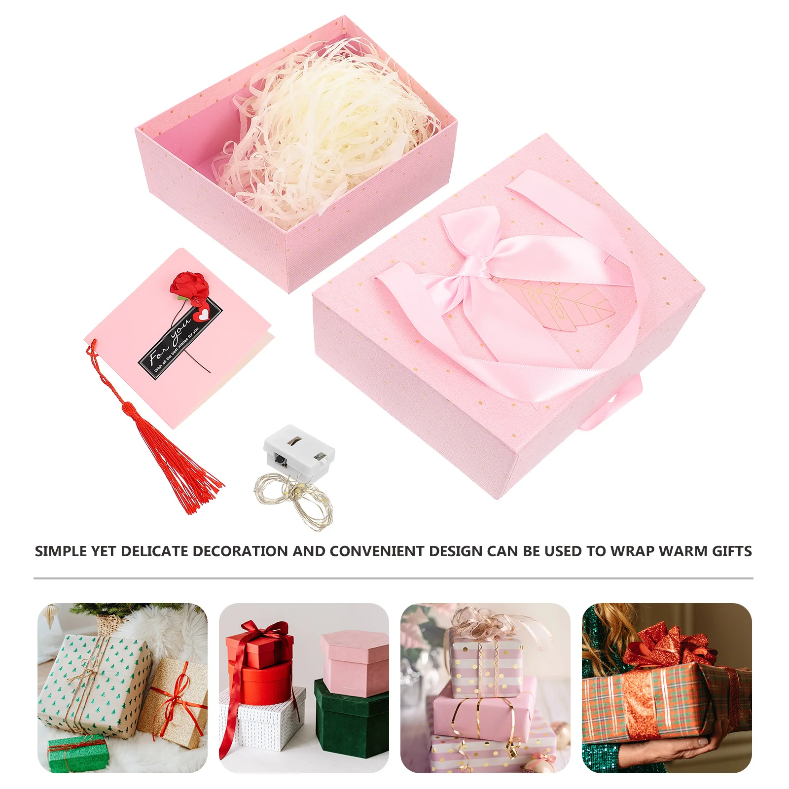 

1 set 1 Set Valentine'S Day Box Romantic Gift Packaging Container For Jewelry Perfume Chocolate Wedding Party Festival Present