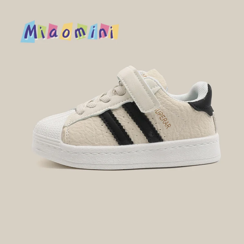 22-31 아동용 스니커즈 키즈 패션 디자인 미끄럼 방지 캐주얼 신발 남아 여아 후크 통기성 스니커즈 유아 야외 신발