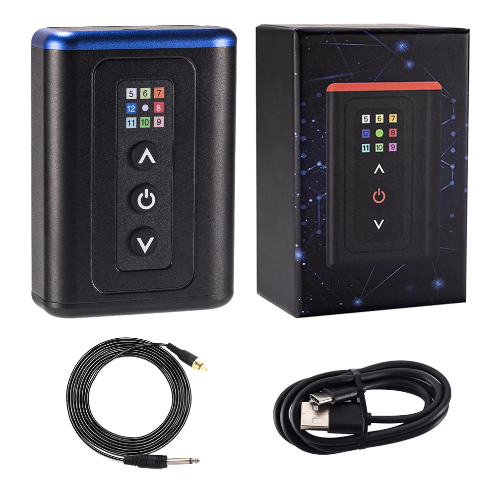 

Kiss Of Dragon Fk tattoo machine power bank 4800mAh tattoo battery, suitable for all tattoo machines