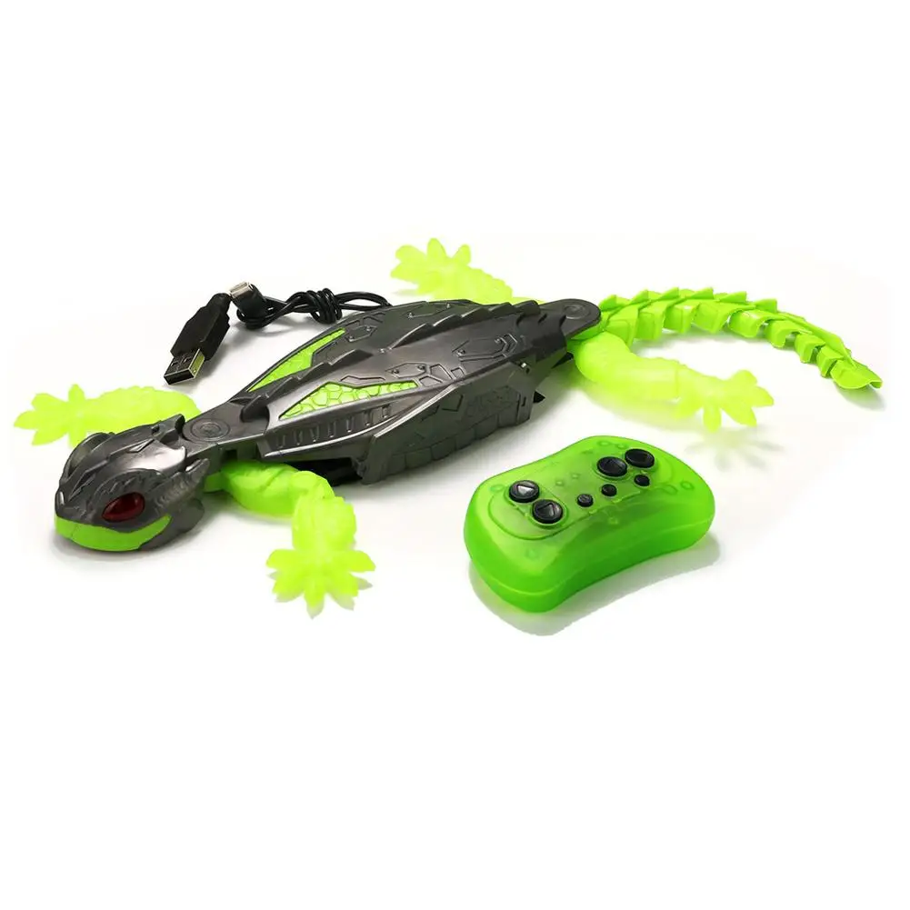 Remote Control Wall Climbing Gecko Robot Toy for Kids Gecko Wall Climbing Car Electric RC Lizard Toy Halloween Novelty Gift