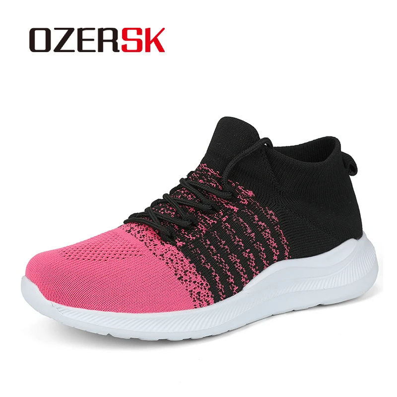 

OZERSK пара тканых носков, новые летние легкие нескользящие кроссовки из ультрамягкой эластичной ткани без шнуровки для тренажерного зала, йоги