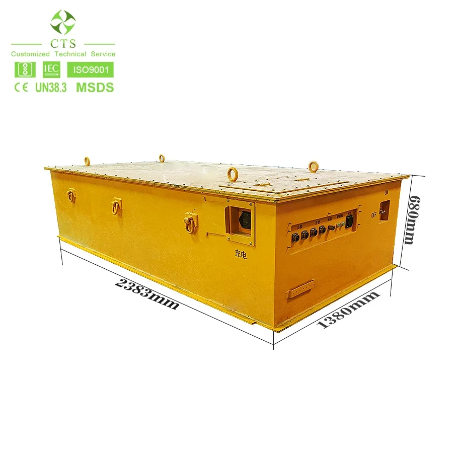 Batteria al litio personalizzata 537v 420ah Lifep4 per trattore nel tunnel
