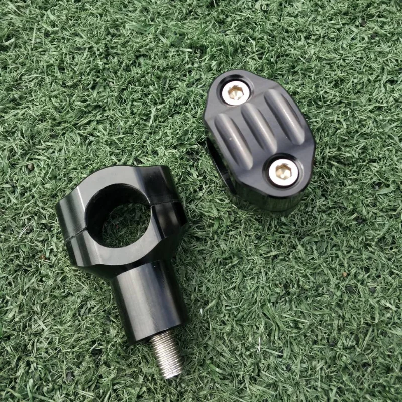 Numerical control aluminum precision machining motorcycle handle rod clamp riser manufacturer new
