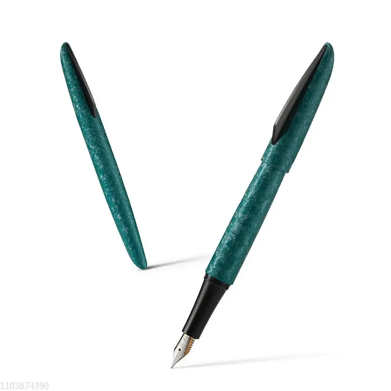 BANJU-Stylo plume série marbré naturel, stylo à encre, vert, noir, EF, F, 0.38, 0.5mm, affaires, école, fournitures de bureau, écriture lisse