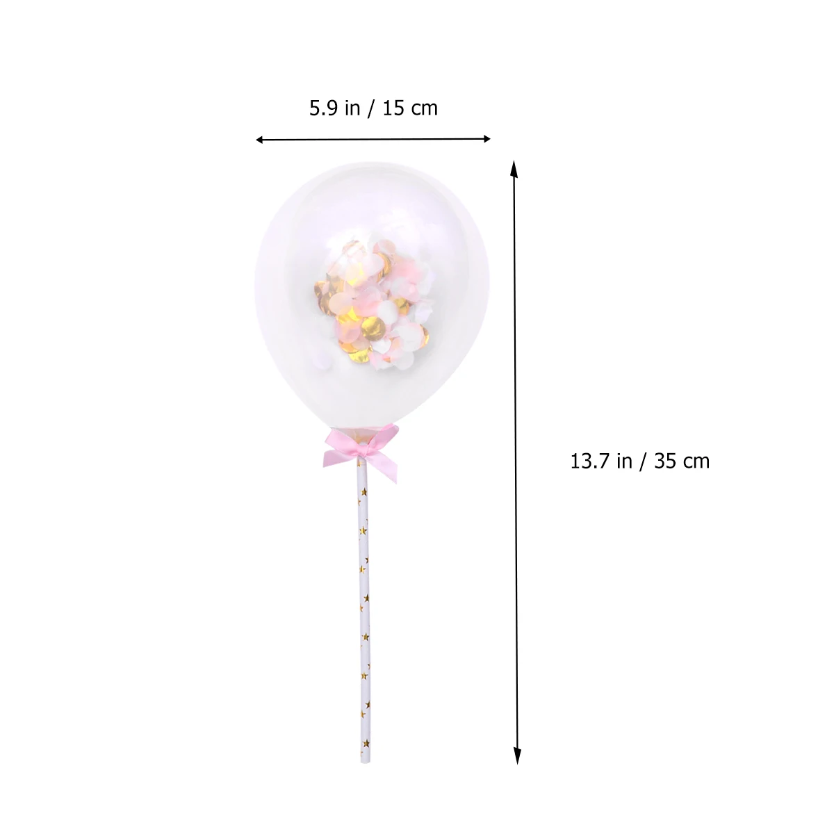 

10 Pcs Cake Decorative Sequins Confetti Balloons Topper for Birthday Wedding Creative Reusable Mini Latex Ornaments