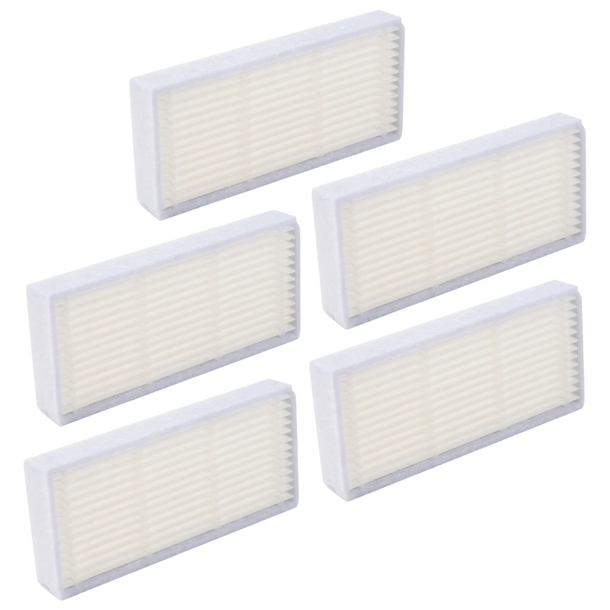 Filtro Hepa para robô aspirador vcr03, peças escova, acessórios, 5pcs