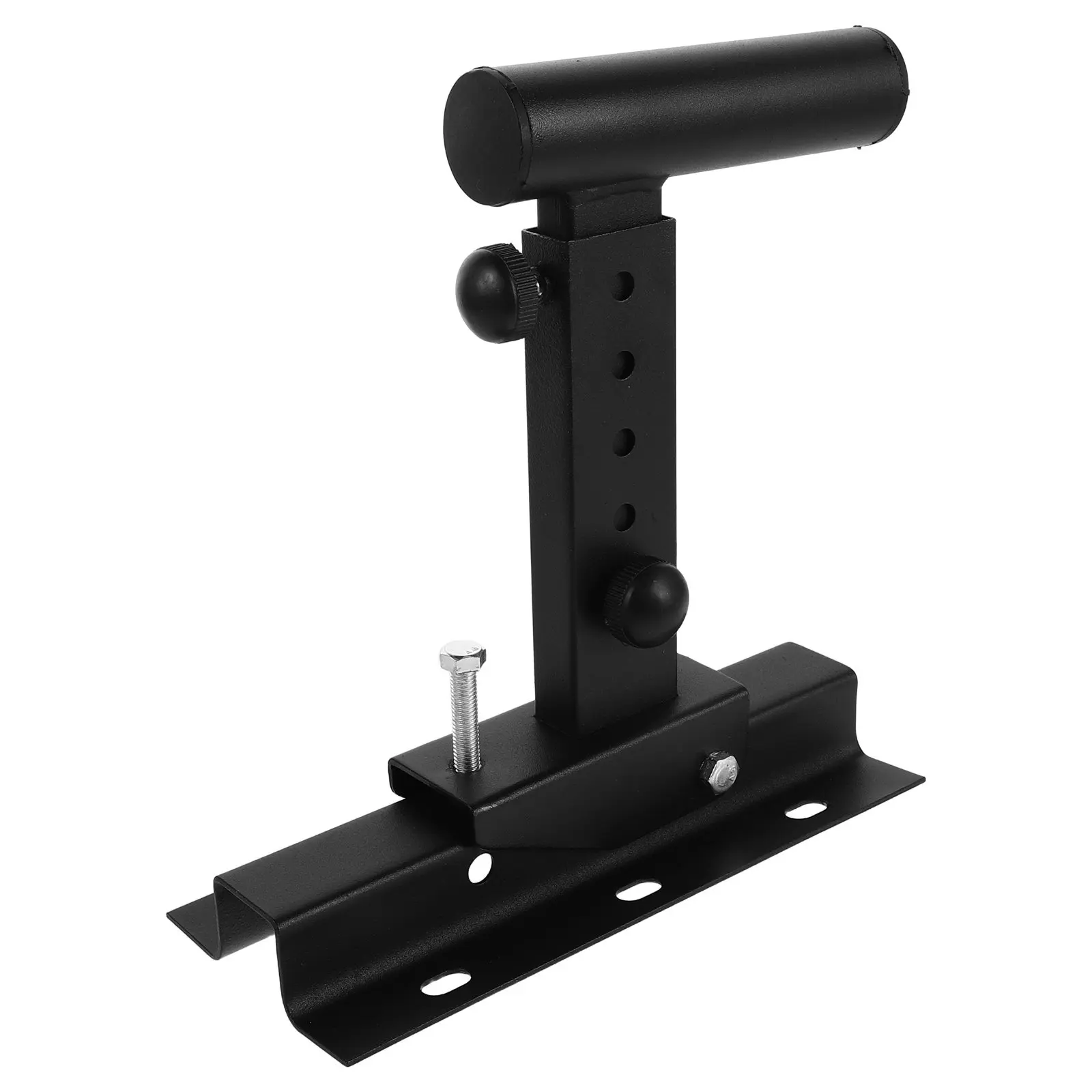 Heavy Duty Adjustable Wall Mounted Speaker Bracket Rack for Home Studio Ktv Audio Setup Black Rear Surround Speaker Shelf Holder