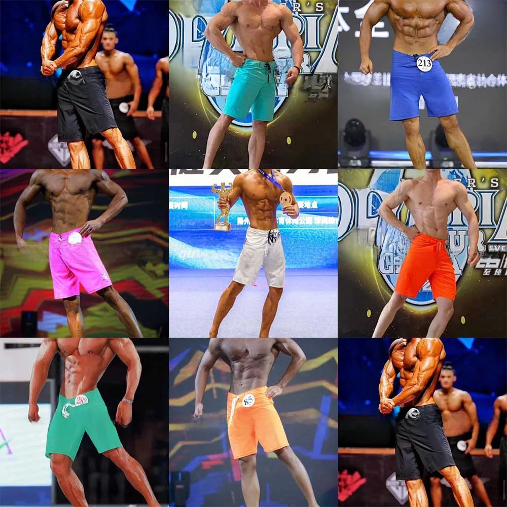 

Свободные эластичные быстросохнущие пляжные шорты для серфинга и плавания, мужские спортивные брюки для фитнеса и соревнований, чисто черные, молодежный стиль Vitality