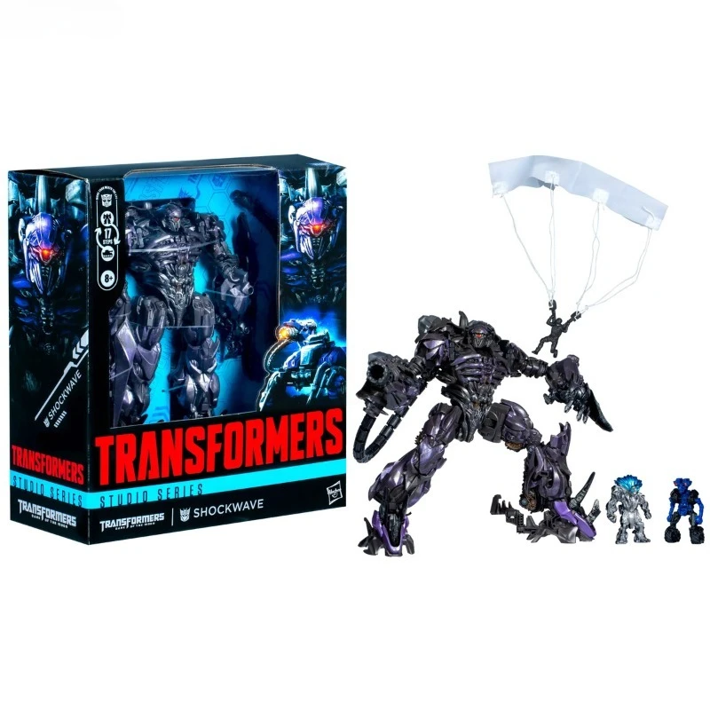 En stock, juguetes Hasbro Transformers, serie de estudio, modelo de ondas de choque, colección de robots, figuras de acción, juguetes, regalos