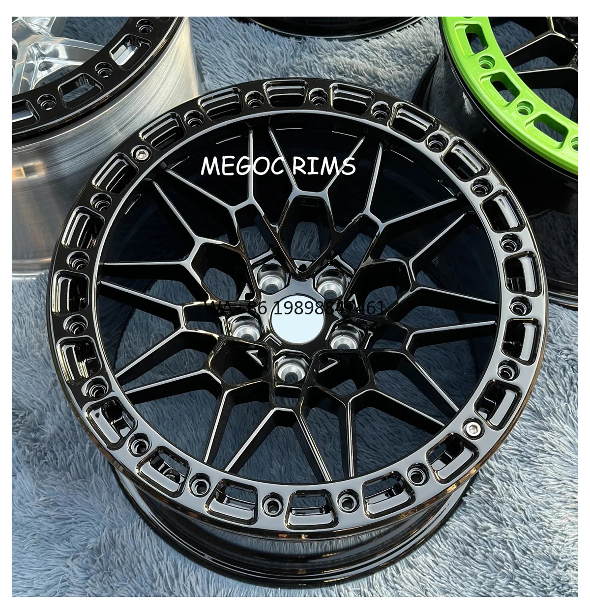 

High Quality Forged Racing Rim Personalized Custom 5x112 5x120 5x139.7 5x127 Beadlock Aluminum Wheels for BMW Huracan Gtr Nissan