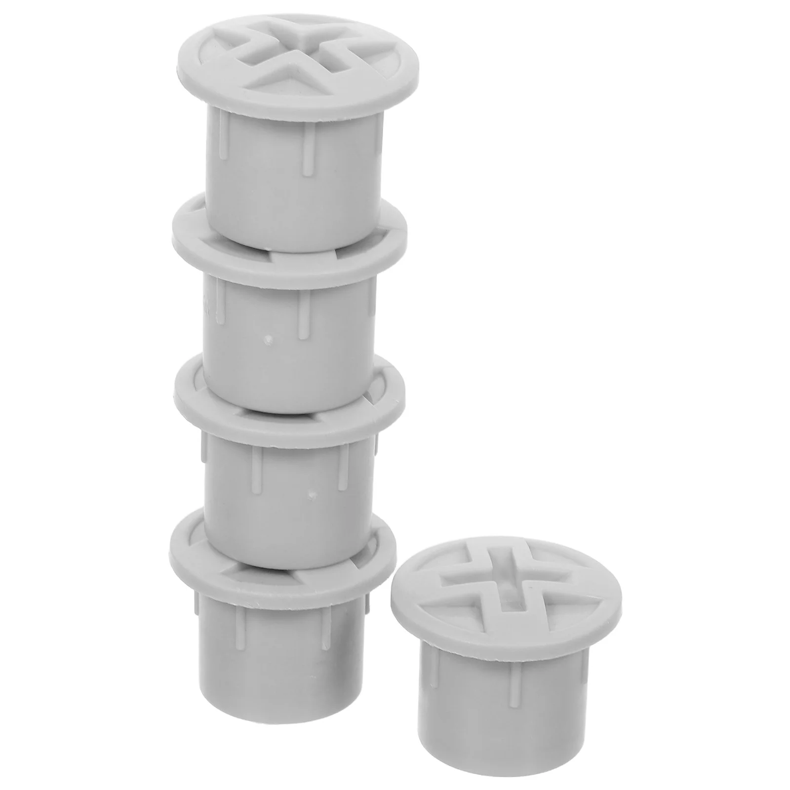 

5pcs Slide Fixing Covers: Plastic Screw Caps For Kids Play Slides Easy Install Weather Resistant Replacement Accessories