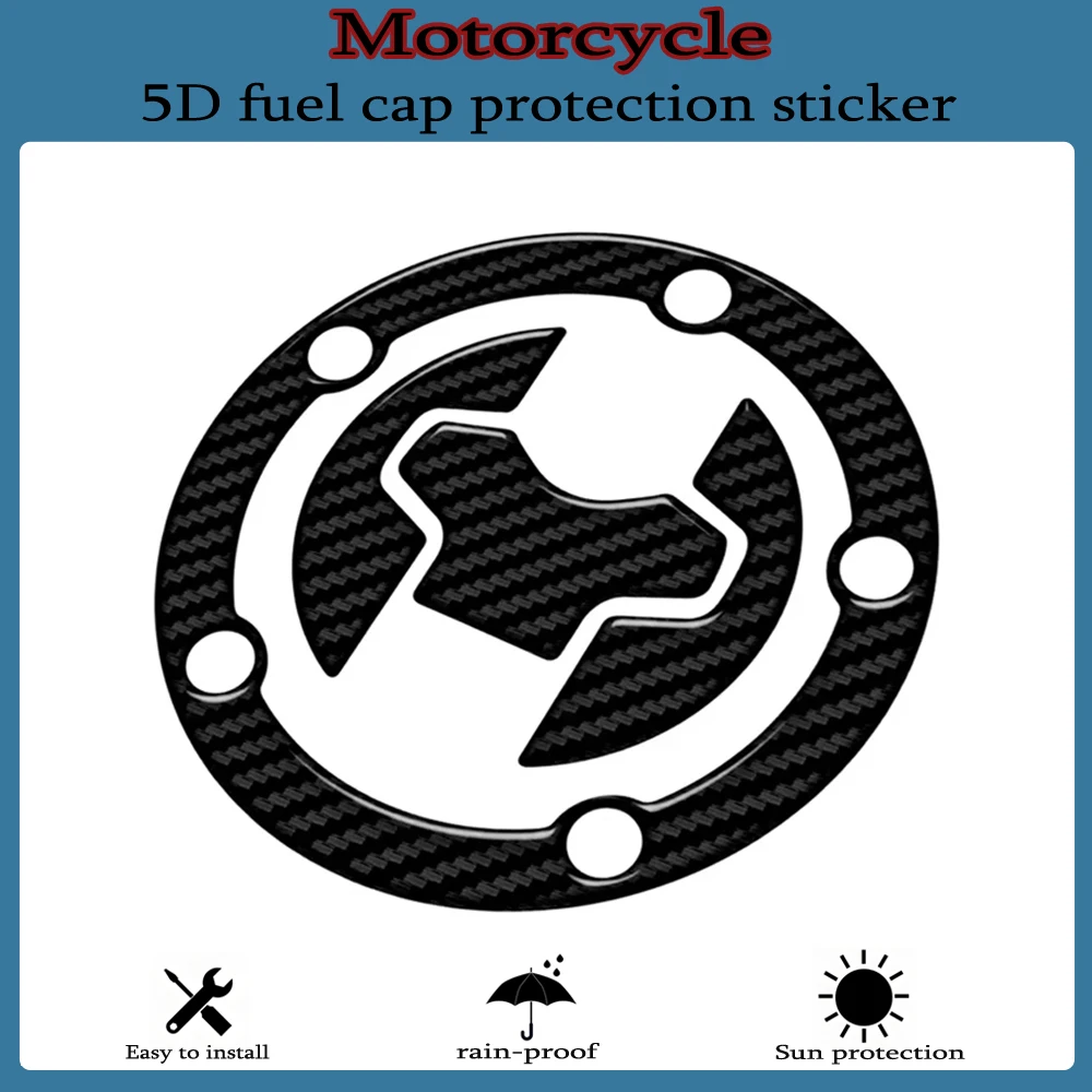 Motorcycle Fuel Cap Protection Sticker for Suzuki Models 2017-2018 V-Strom 650/1000 GSX-S 750/1000 (5 Holes)