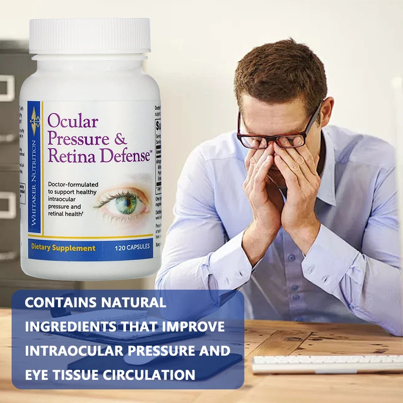 Eye Pressure & Retinal Defense Supplement for Healthy Eye Pressure Levels, Circulation and Eye Tissue, Healthy Vision