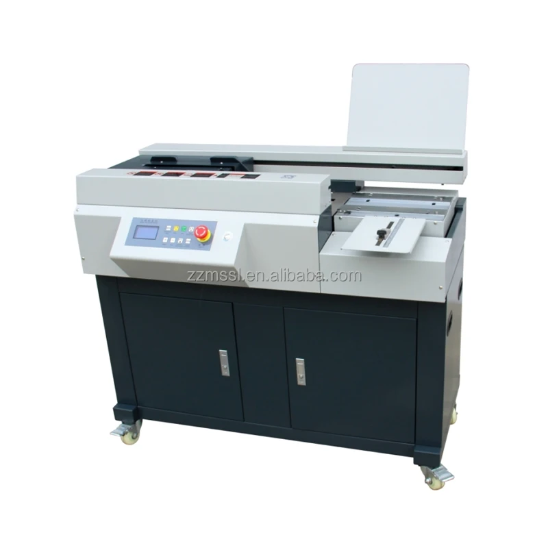 New Production Hot Edge Book Binding Machine Perfect Glue Binder to Bind Books and Hardcover Creasing Machine