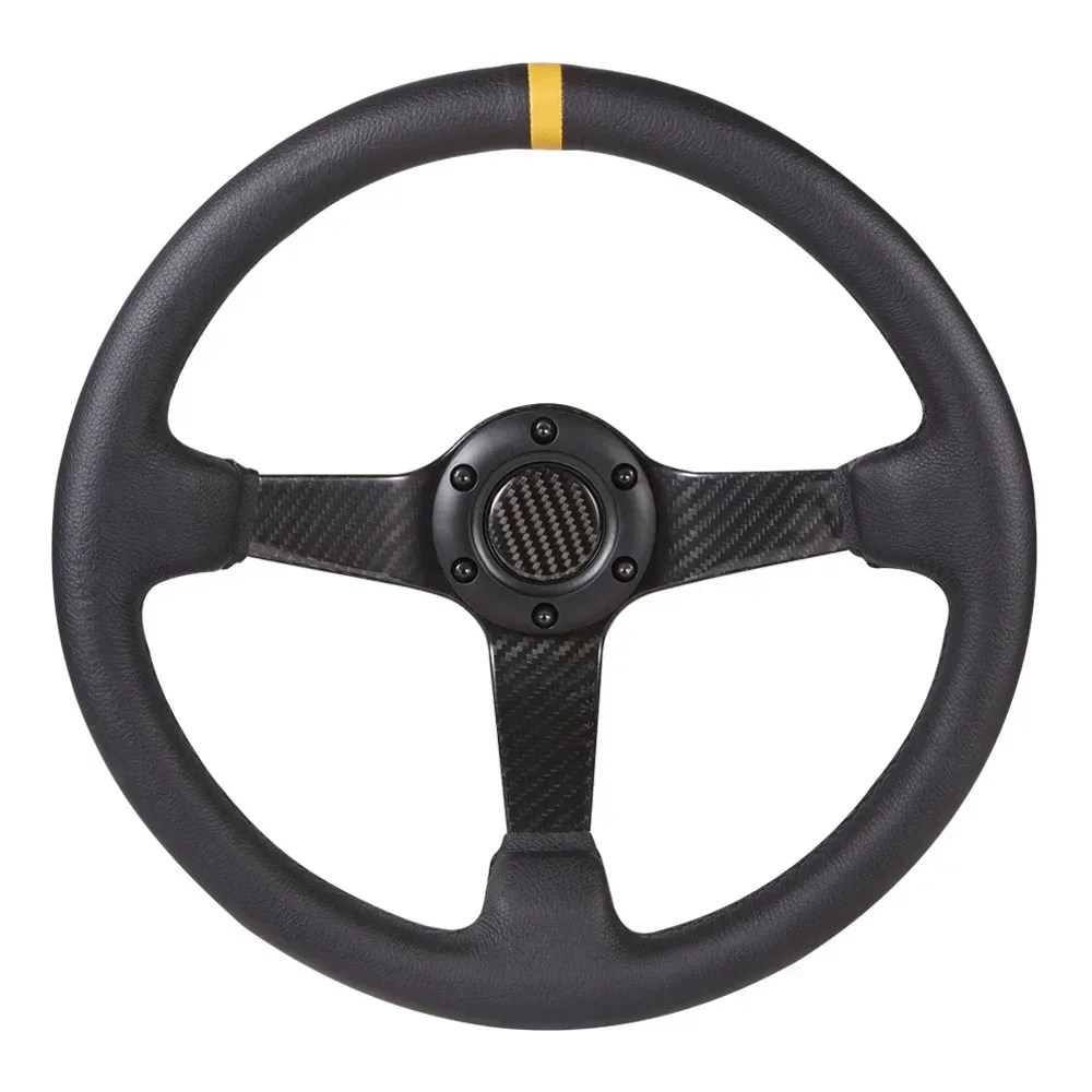 Kyostar Deep Dish Forged Carbon Fiber Steering Wheel 350mm