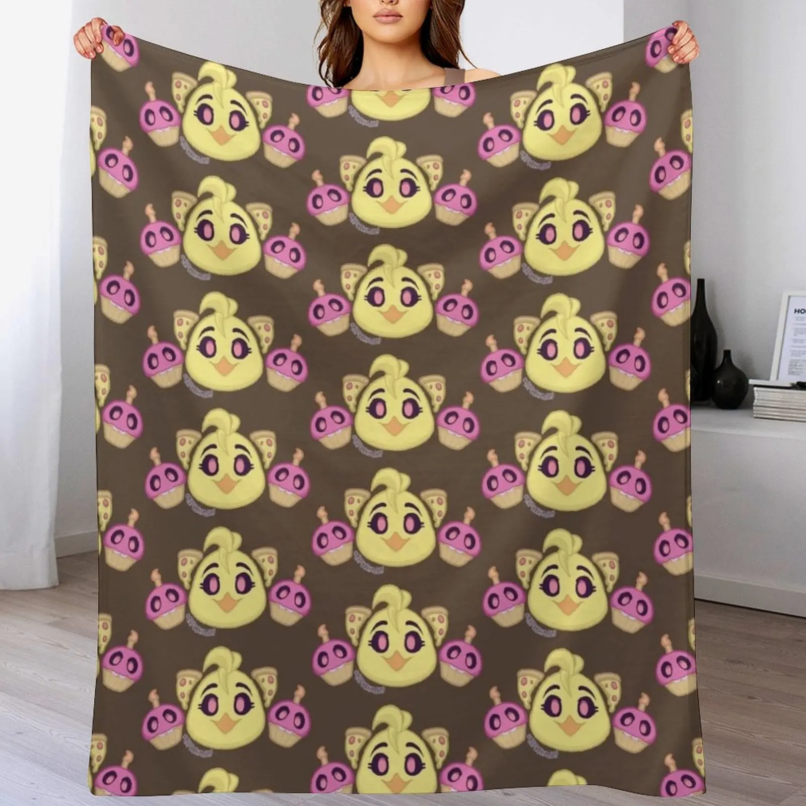 

Chica Throw Blanket Plush Fuzzy Cozy Blanket for Couch Sofa