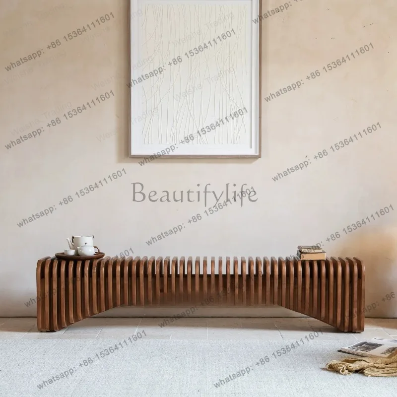 Personalized Solid Wood Bench Bench Bench Shopping Mall Clothing Store Rest Shoe Changing Stool