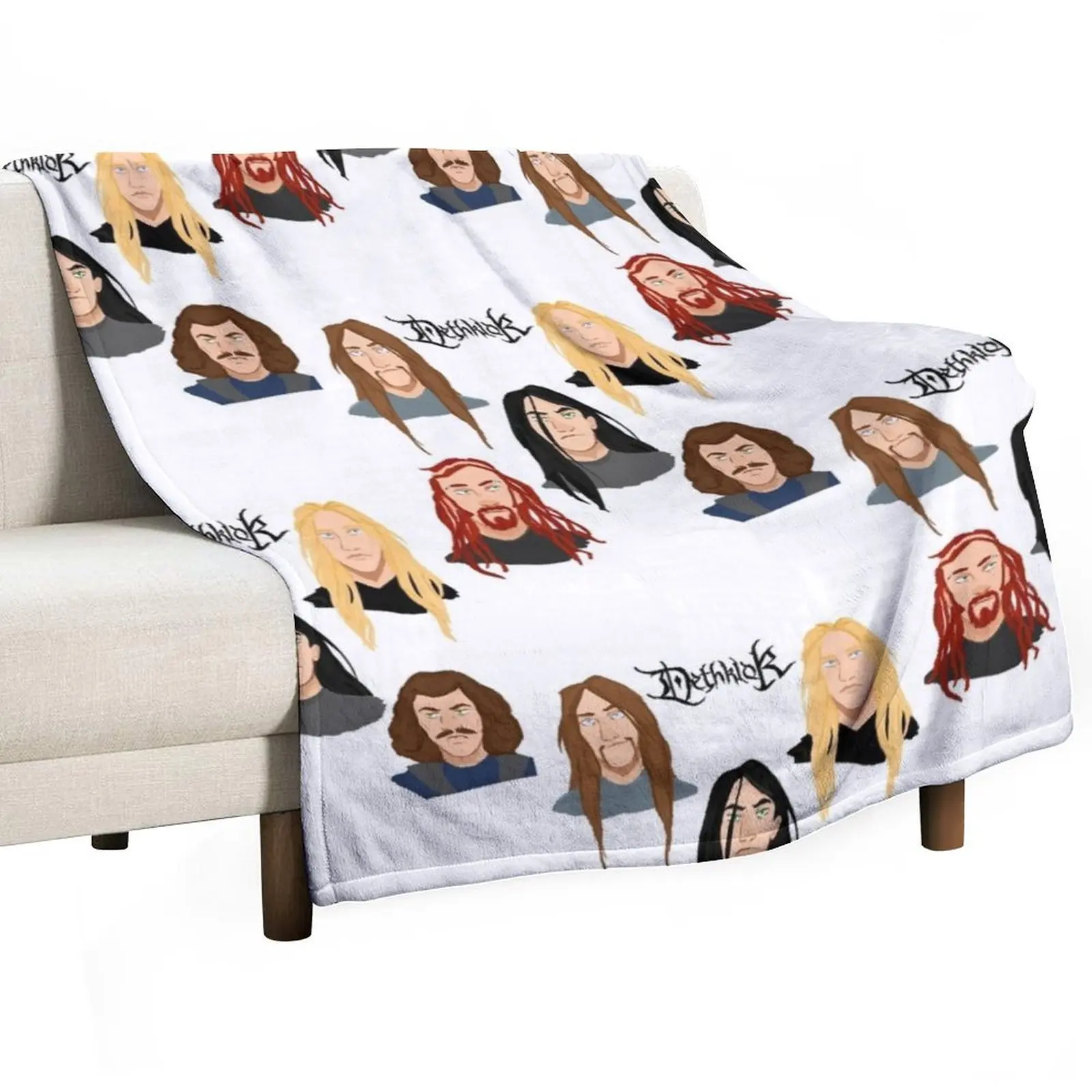 

Metalocalypse - Dethklok Throw Blanket Ultra Plush Cozy Blanket for Napping Sleeping