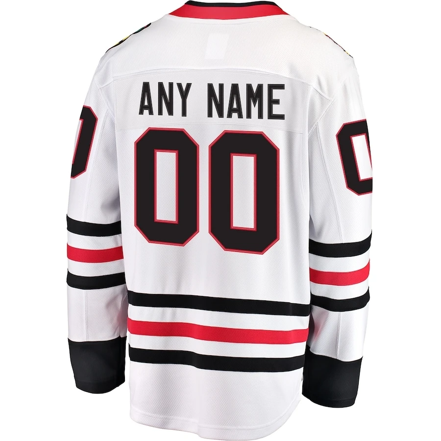 Custom Embroidery Chicago Hockey Jersey Men Women Youth Ice Hockey Uniform