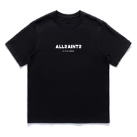 ALL SAINTS Short Sleeve T-shirt High Quality Simple Letter Print  Women and Men All-match Roundneck Tops Tees