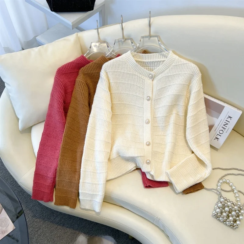 

Вязаный свитер Dalong Jaet No Pilling New Sle Весна Осень Зима Открытый кардиган Высококачественный женский Faion Long Sve ro...