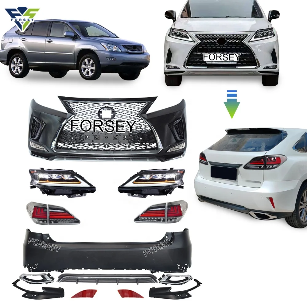 

Body Kit for Lexus RX RX270 RX350 RX450 2009-2015 Upgrade to 2020 F-Sport Style RX Body Kit