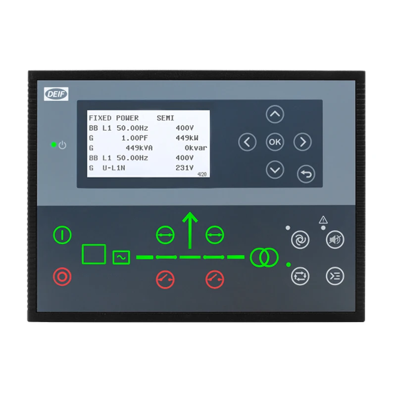 Imagem -02 - Controlador Avançado Padrão do Genconjunto do Deif-agc150 Gerador Original do Agc 150