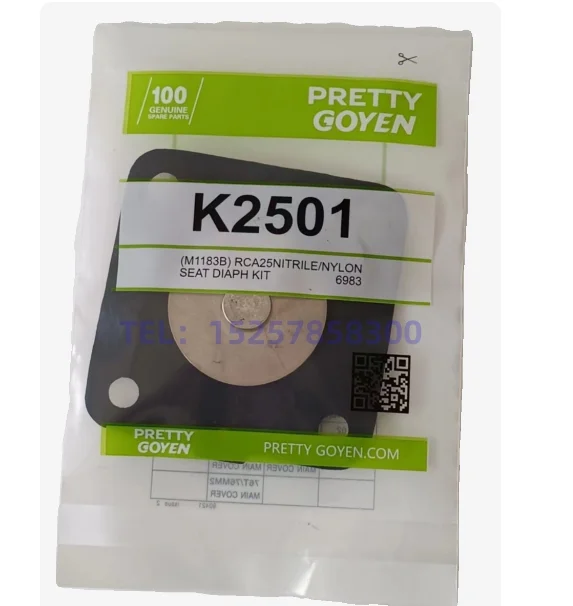 PRETTY GOYEN Electromagnetic Pulse Valve RCA/- CA-25DD K2501 Diaphragm Repair Envelope Spring