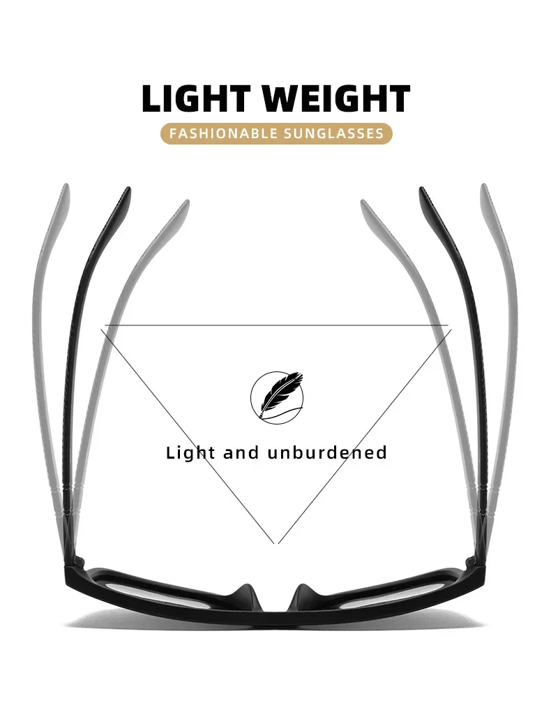 Verão proteção solar moda masculina condução polarizada óculos de sol ao ar livre casual óculos de sol retro grande quadro presentes masculinos