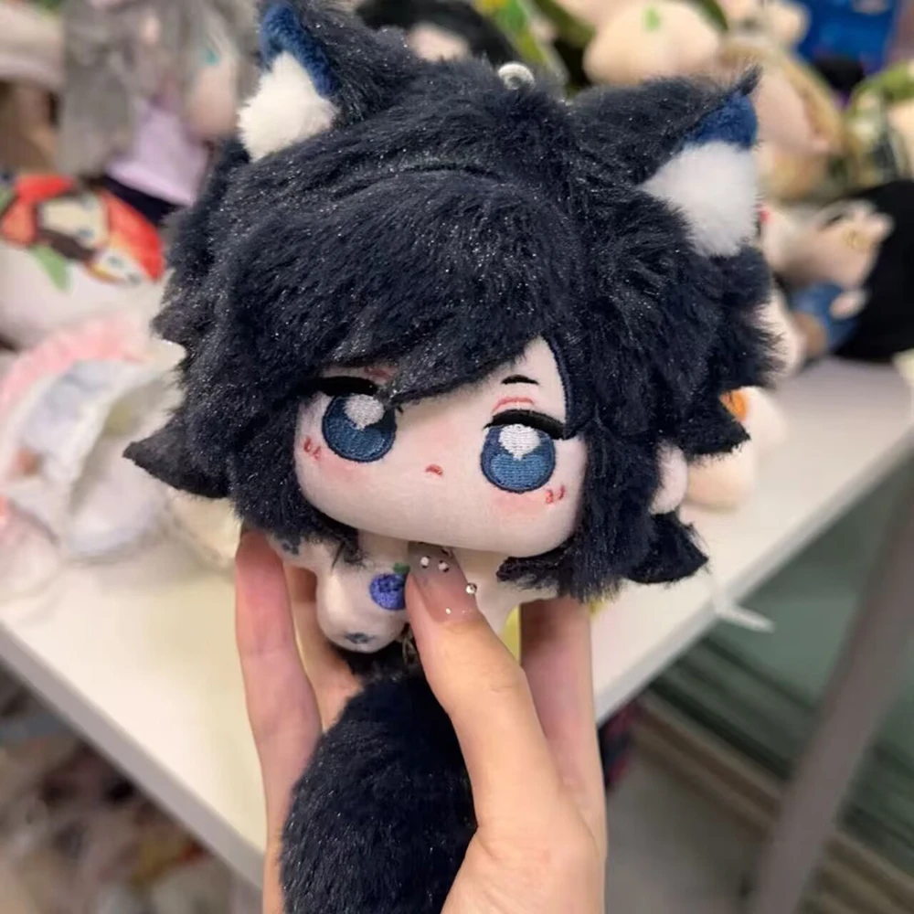 

Mini Tomioka Giyuu Pendant Plush Doll with Tail 10cm Kimetsu no Yaiba Cat Stuffed Doll Collect Backpack Toys Fans Birthday Gift