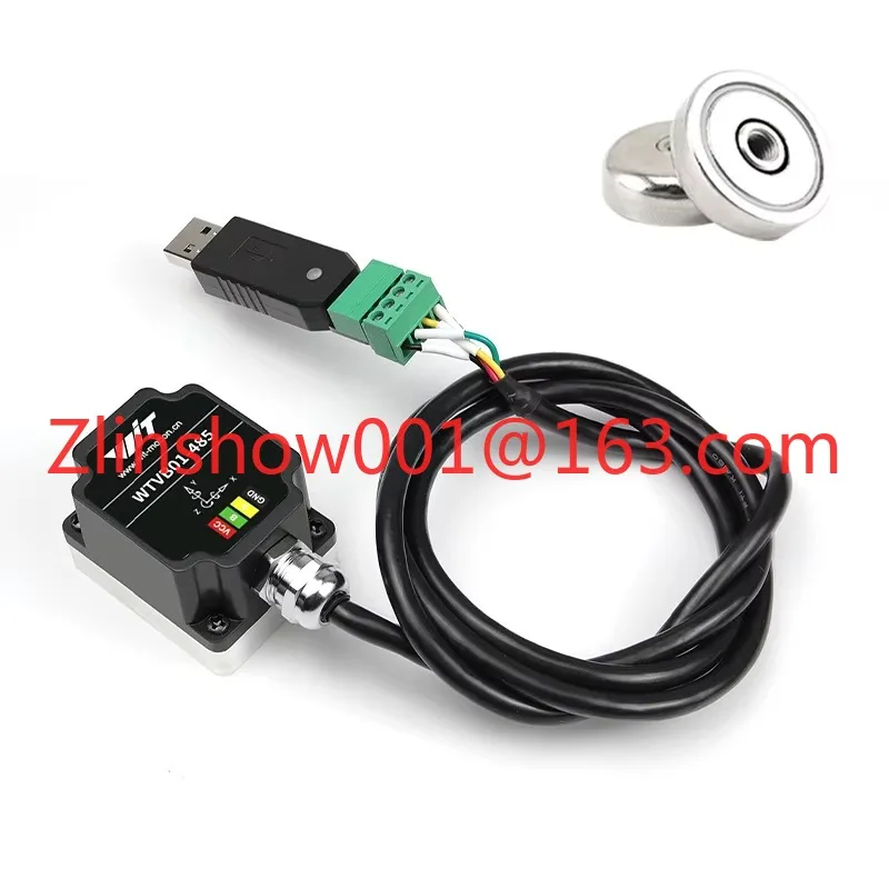 WTVB02-485 3 Xial Vibration Sensor+Speed+Amplitude IP68 Waterproof Sensor for Motor Pump Vibration Monitoring