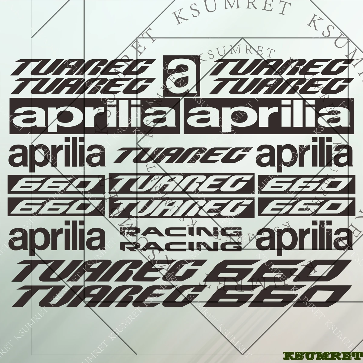For Aprilia Tuareg 660 Stickers Motorcycle Sticker Decal Moto Helmet Kit