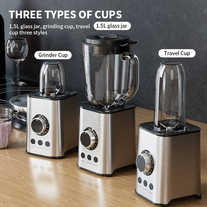 Household Multifunctional Wall Breaker Stainless Steel Juice Cooking Machine Juicer Grinding Juicer