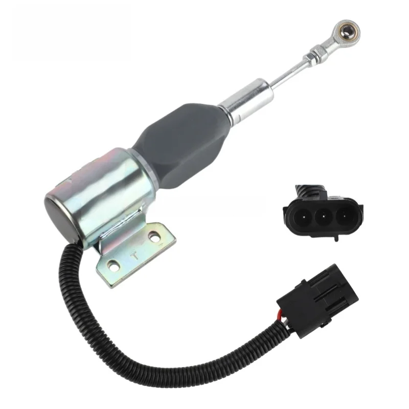 3932530 24V Fuel Shutoff Solenoid Valve for R215-7 Excavator